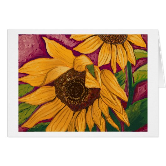 Sunflower joy cards (Front Horizontal)