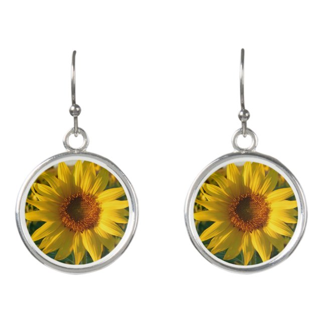 Sunflower Joy Earrings (Front)
