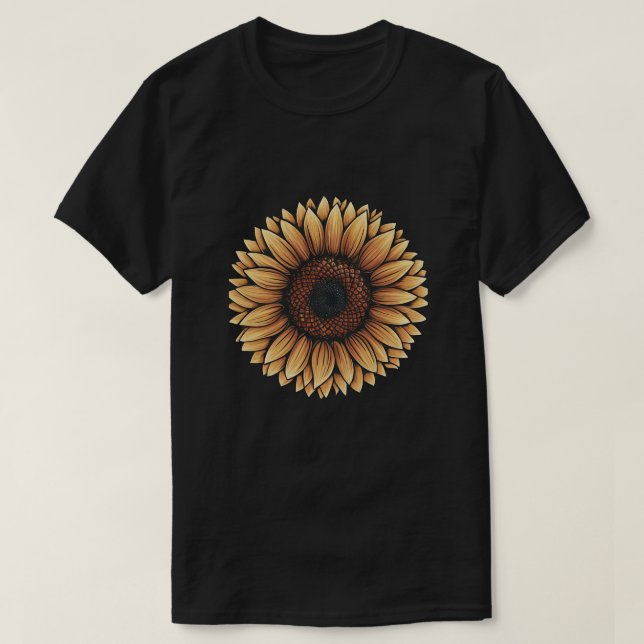Sunflower Joy T-Shirt (Design Front)