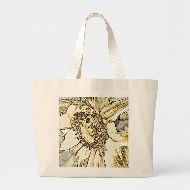 Sunflower Jumbo Tote (Front)