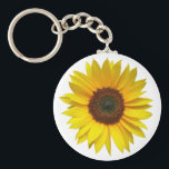 Sunflower Key Chain<br><div class="desc">A single perfect sunflower on a white background.</div>