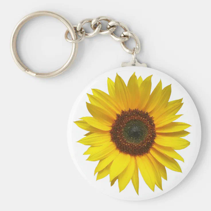 Sunflower Key Chain Zazzle