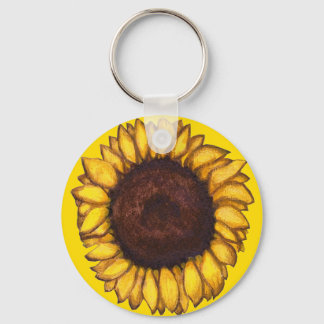 Sunflower Key Chains Cheerful Yellow Flower Gifts
