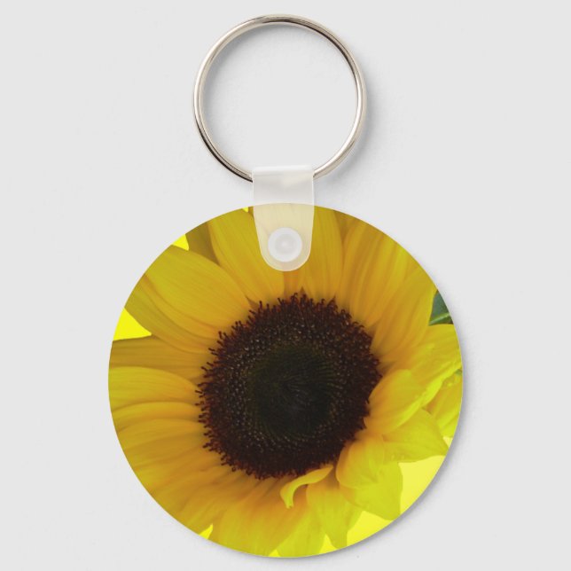 Sunflower Key Chains Cheerful Yellow Flower Gifts (Front)