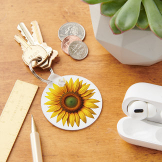 sunflower keychain