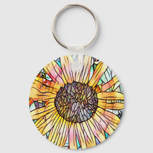 SUNFLOWER KEYCHAIN