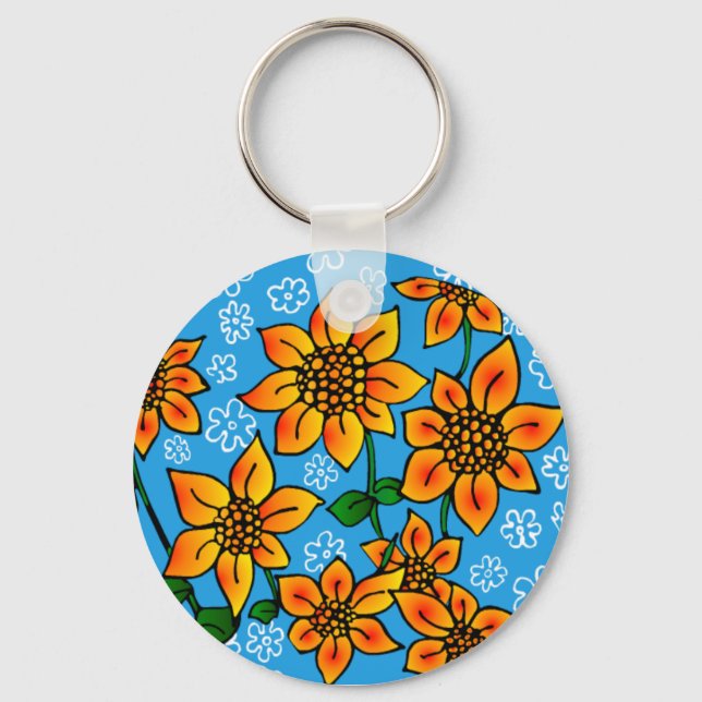 Sunflower Keychain (Front)