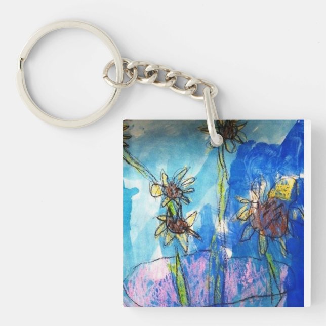 Sunflower Keychain (Front)