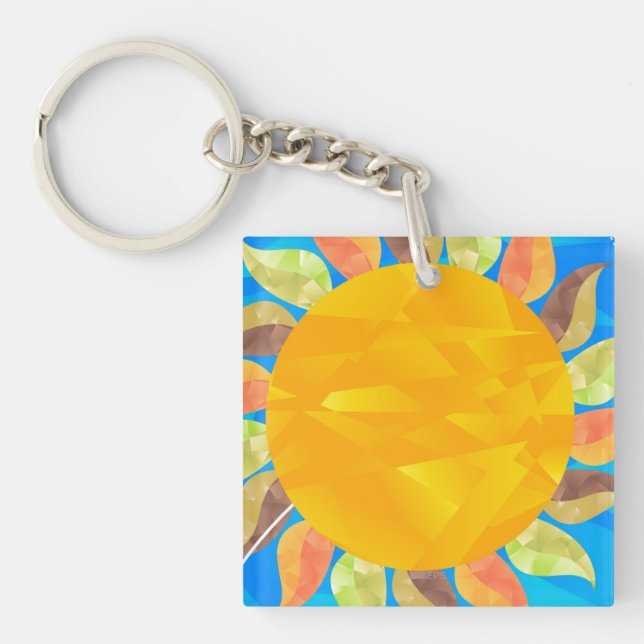 Sunflower Keychain (Front)