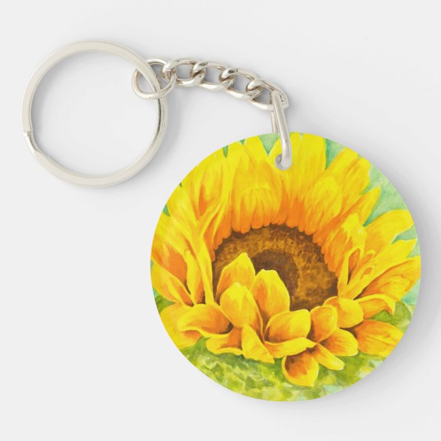 Sunflower Keychain (Front)