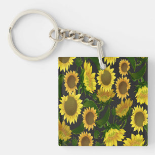 Sunflower Keychain