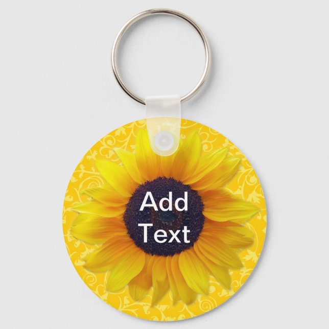 Sunflower Keychain (Front)