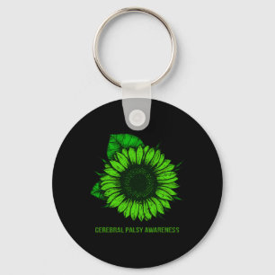 Sunflower Kidney Disease Awareness Costume Ribbon Keychain
