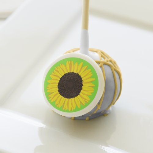 Sunflower Kids Birthday Party Summer Cake Pops