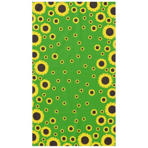 Sunflower Kids Birthday Party Summer Tablecloth