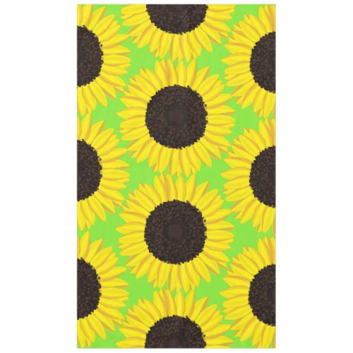 Sunflower Kids Birthday Party Summer Tablecloth