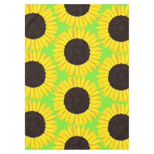 Sunflower Kids Birthday Party Summer Tablecloth