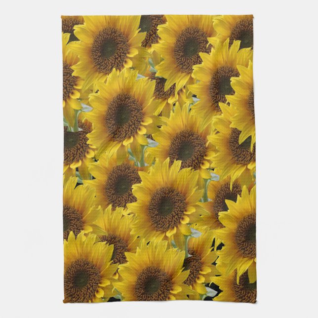 Sunflower Kitchen Towel (Vertical)