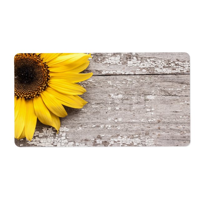 Sunflower Label (Front)
