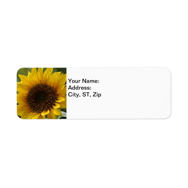 Sunflower Label (Front)
