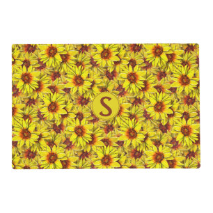 Sunflower Laminated Placemat