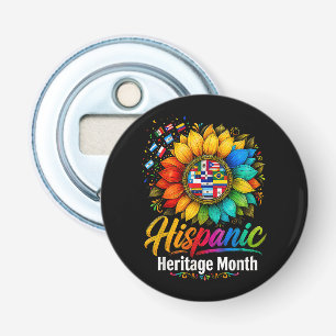 Sunflower Latin Countries Hispanic Heritage Month Bottle Opener