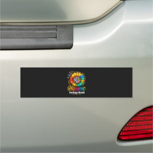 Sunflower Latin Countries Hispanic Heritage Month Car Magnet