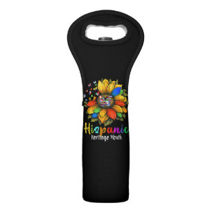 Sunflower Latin Countries Hispanic Heritage Month Wine Bag