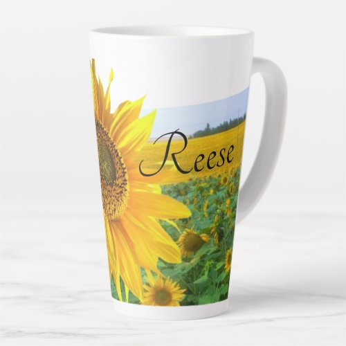 Sunflower Latte Mug