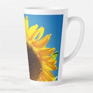 Sunflower latte mug