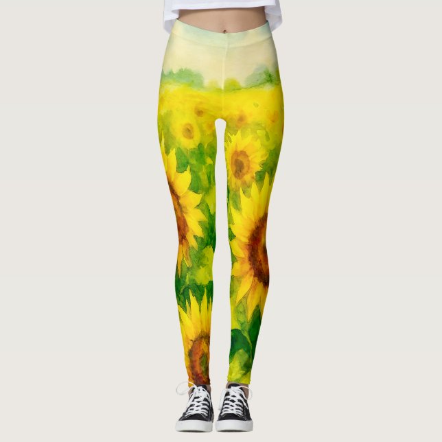 Sunflower Leggings (Front)