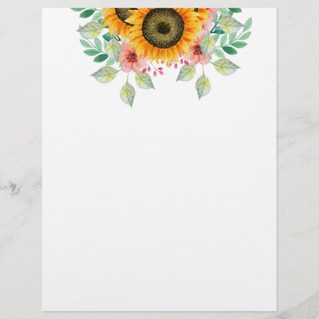 Sunflower  letterhead (Front)