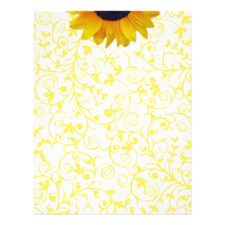 Sunflower Letterhead | Zazzle