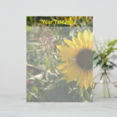 Sunflower Letterhead (Standing Front)