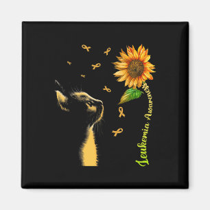 Sunflower Leukemia Awareness  Magnet