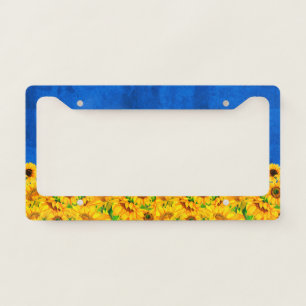 Sunflower License Plate Frame 3