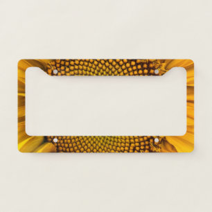 Sunflower License Plate Holder Frame