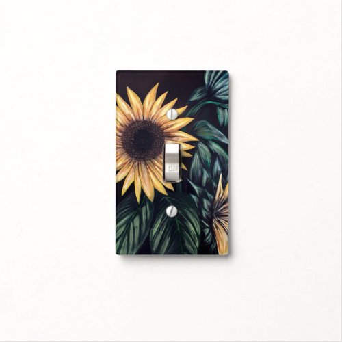 Sunflower Life Light Switch Cover