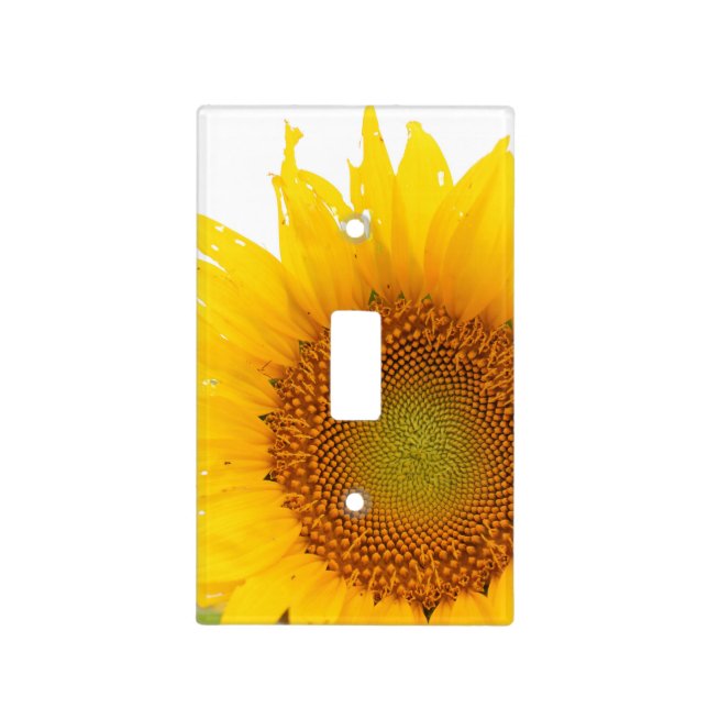 Sunflower Light Switch Cover (Front)
