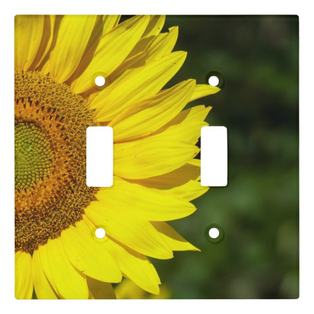 Sunflower Light Switch Cover (Front)