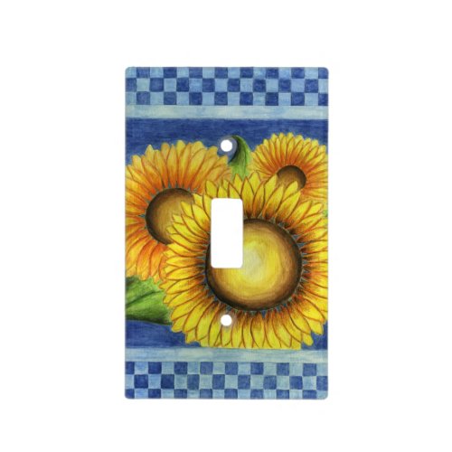 Sunflower Light Switch Cover