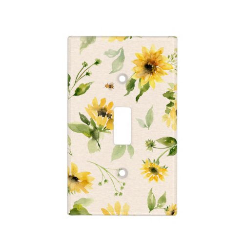 Sunflower  light switch cover