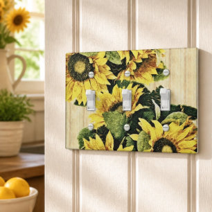 Sunflower Light Switch Cover