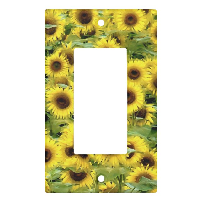 Sunflower Light Switch Cover (Front)