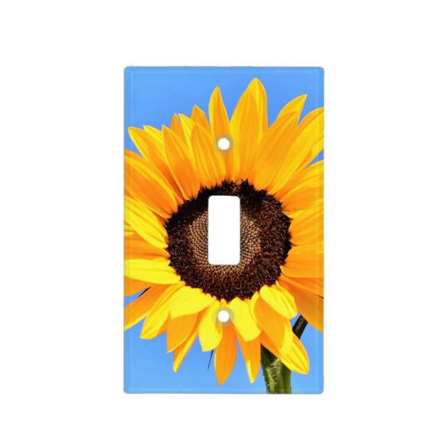 Sunflower Light Switch Cover Blue Sky (Front)