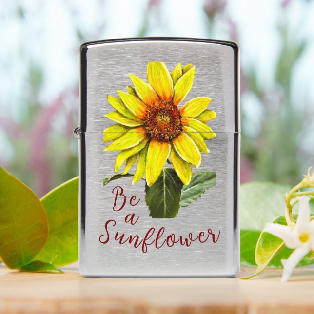 Sunflower Lighter (On Table)