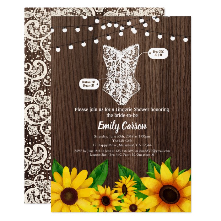 sunflower lingerie