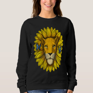 Sunflower Lion I'm A Child Of God Sweatshirt