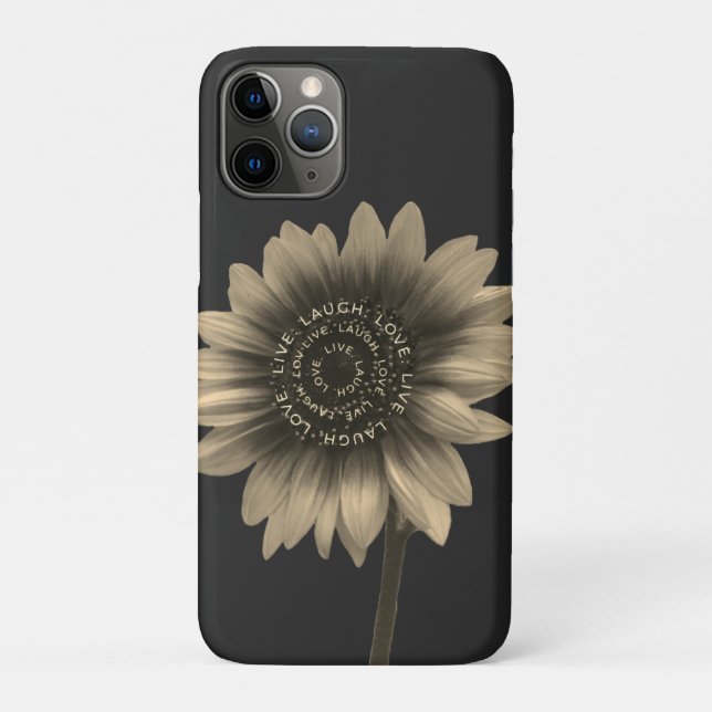 Sunflower Live, Laugh, Love Case-Mate iPhone Case (Back)