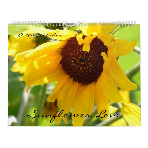 Sunflower Love Calendar